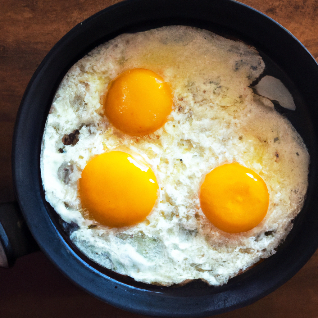 No Cook Eggs Skillet