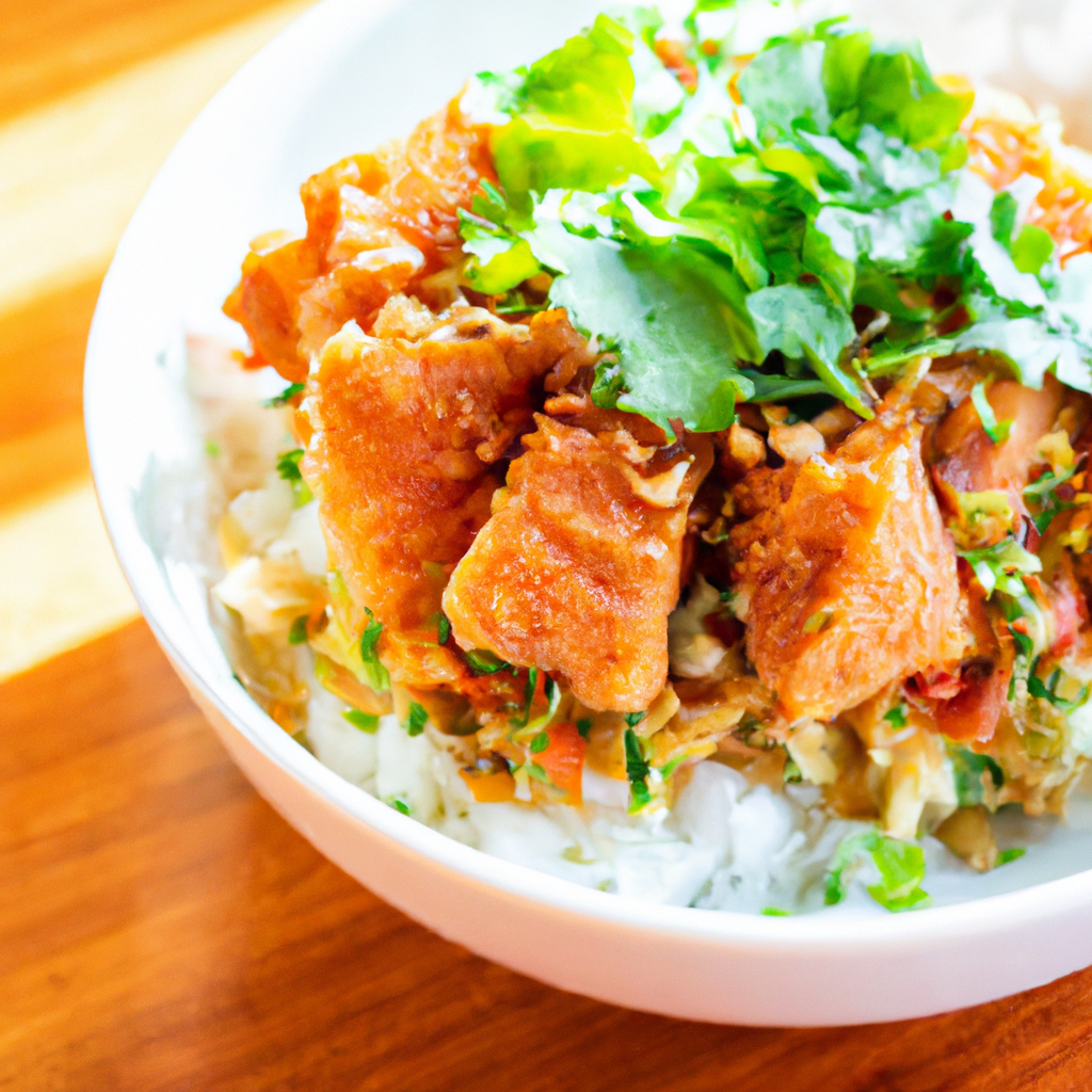 Homemade Spicy Tuna Crispy Rice Bowl