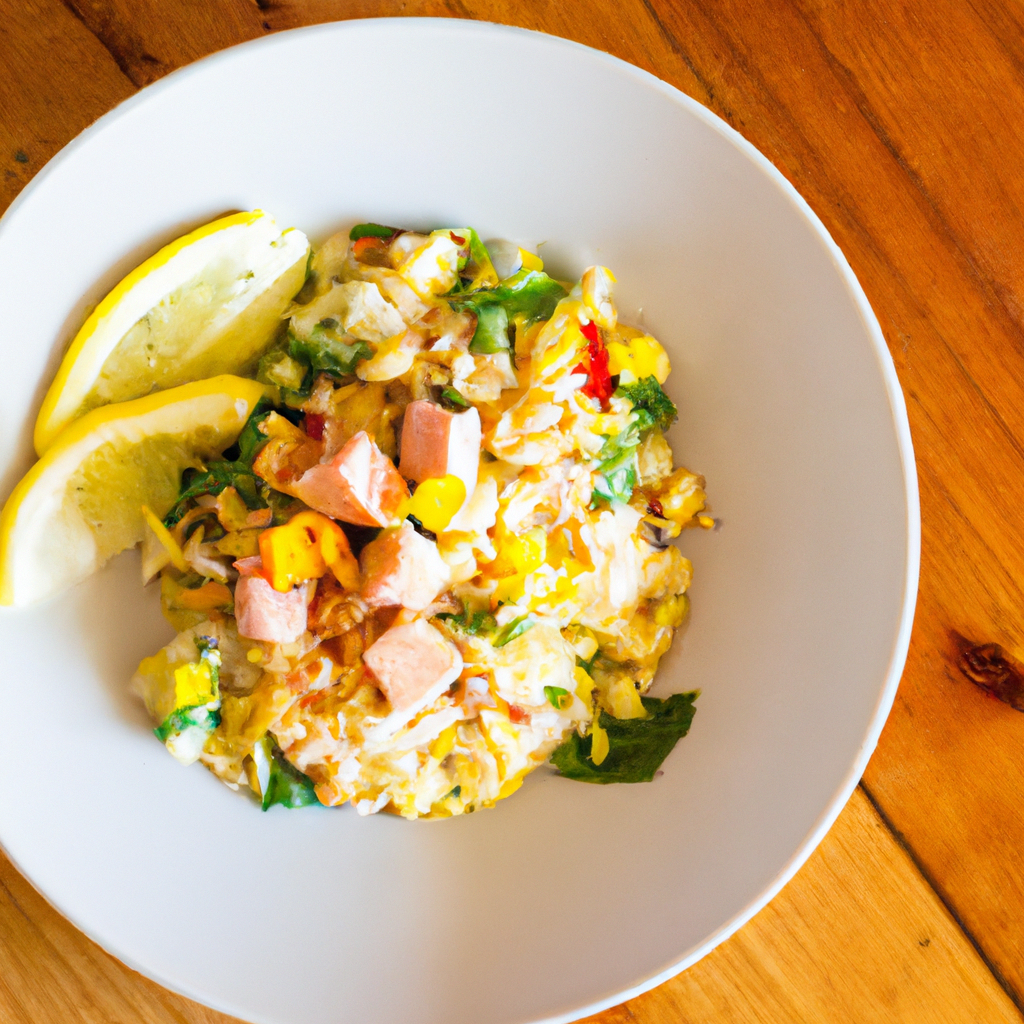 Homemade Crispy Rice Salmon Salad