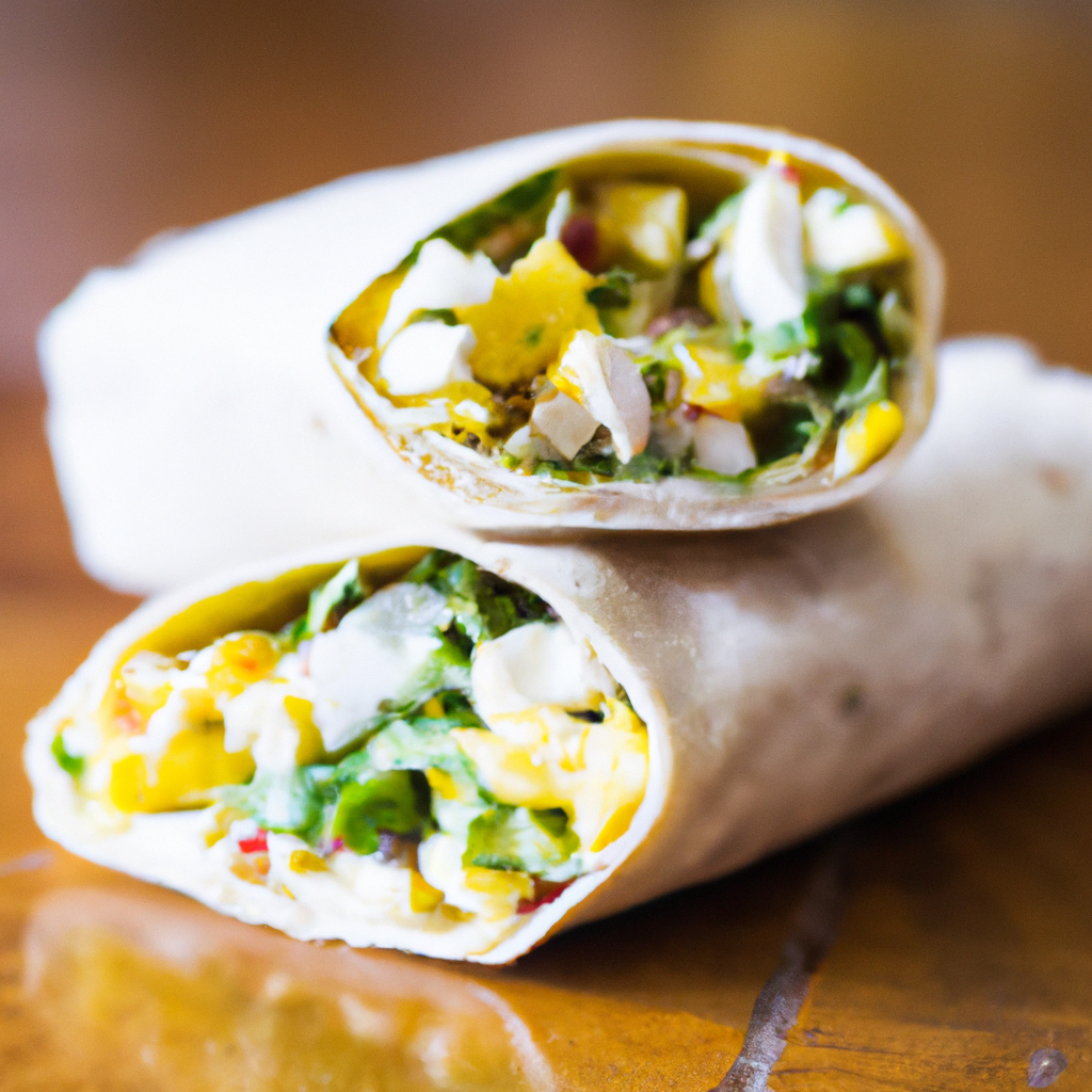 Homemade Egg Salad Wrap
