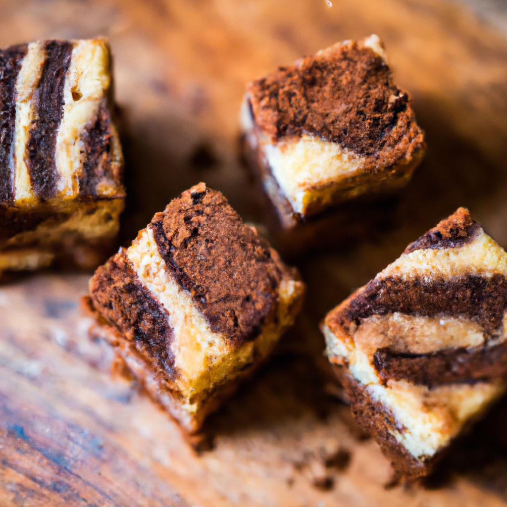Homemade Boozy Tiramisu Brownies