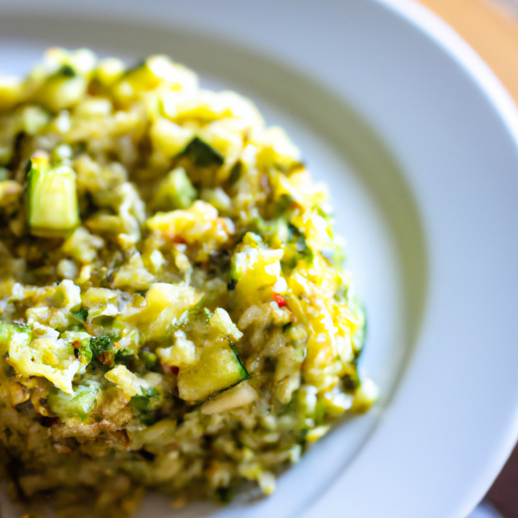 No Cook Zucchini Rice